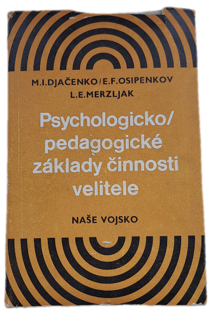 Psychologicko-pedagogické základy činnosti velitele -  ANTIKVARIÁT