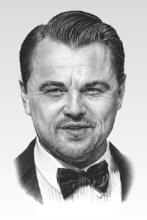 Leonardo DiCaprio - reprodukce kresby