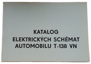 Katalog Elektrických schémat automobilu T-138 VN -  ANTIKVARIÁT