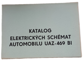 Katalog Elektrických schémat automobilu UAZ - 469 BI -  ANTIKVARIÁT