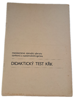 Didaktický test KŘK -  ANTIKVARIÁT