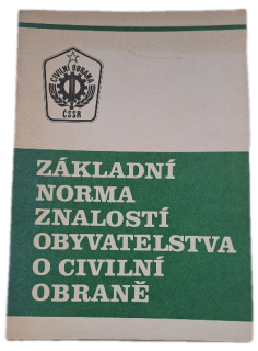 Základní norma znalostí obyvatelstva o civilní obrané -  ANTIKVARIÁT