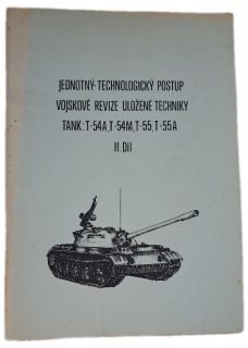 Jednotný technologický postup vojskové revize uložené techniky TANK : T -54, T - 54 M , II. Díl -  ANTIKVARIÁT